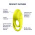 Satisfyer Spectacular - Wasserdichter, vibrierender Penisring (Gelb)