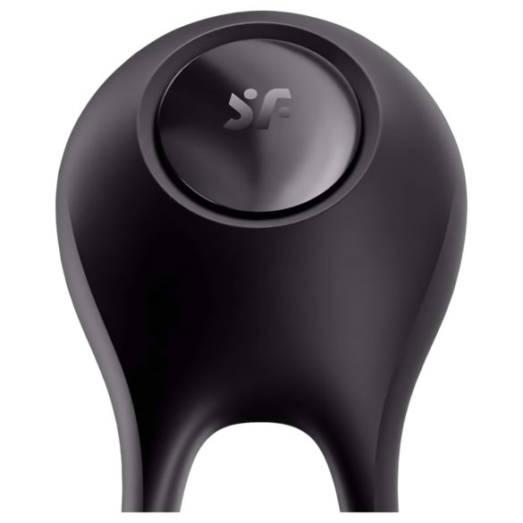 Satisfyer Majestic Duo - Akku-Penisring, wasserdicht, schwarz