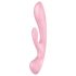 Satisfyer Triple Oh – Aufladbarer, pinker Vibrator mit Klitorisarm