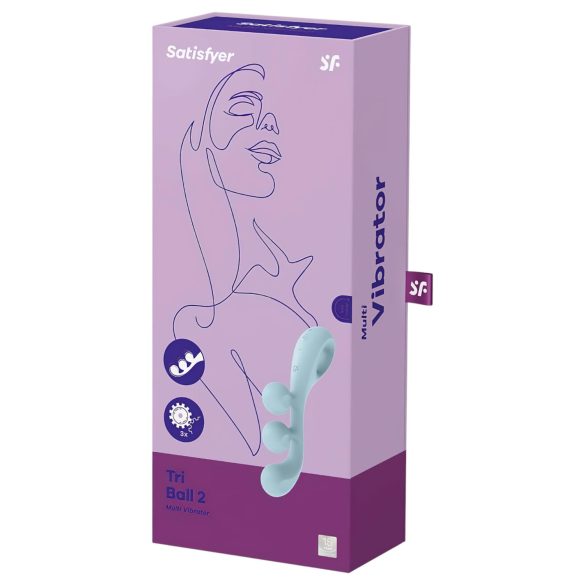 Satisfyer Tri Ball 2 - multifunktionaler Vibrator (Minze)