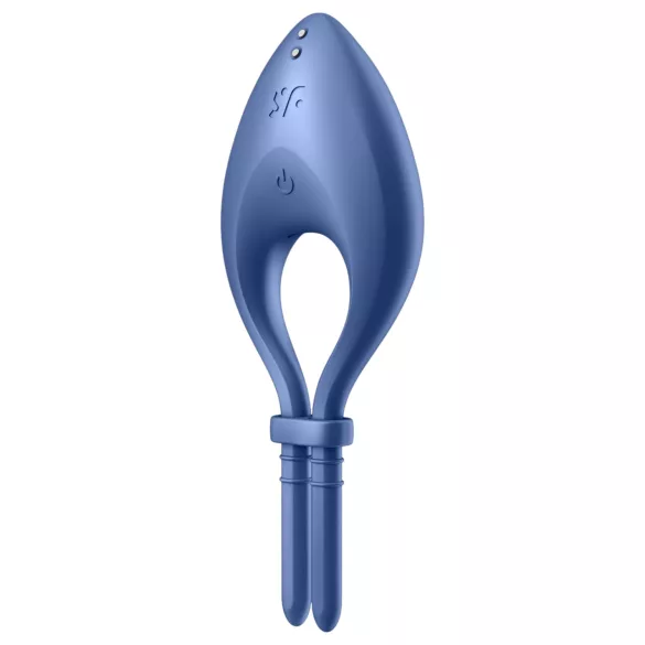 Satisfyer Bullseye - App-gesteuerter Vibrations-Penisring für Männer (blau)