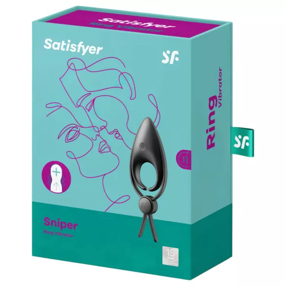 Satisfyer Sniper - Akku-Vibrations-Penisring (schwarz)