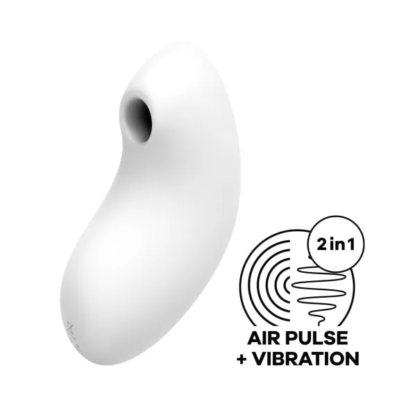 Satisfyer Vulva Lover 2 - Luftwellen-Klitorisvibrator (weiß)