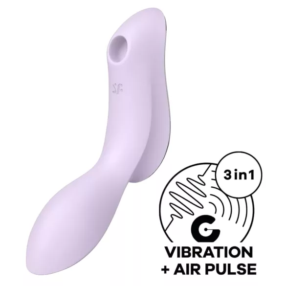 Satisfyer Curvy Trinity 2 - 2-in-1 Druckwellen‑Vibrator (lila)