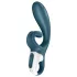 Satisfyer Hug Me - App-gesteuerter Vibrator mit Klitorisstimulation (blau)