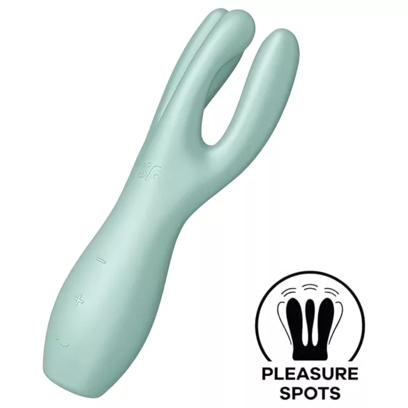 Satisfyer Threesome 3 - wiederaufladbarer Klitorisstimulator (Minze)