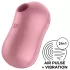 Satisfyer Cotton Candy - Druckwellen-Vibrator für Klitoris (Koralle)