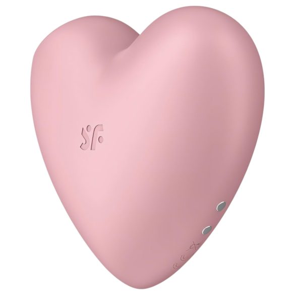 Satisfyer Cutie Heart - Akku Klitoris-Vibrator mit Luftdruckwellen (Pink)