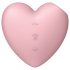 Satisfyer Cutie Heart - Akku Klitoris-Vibrator mit Luftdruckwellen (Pink)
