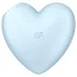 Satisfyer Cutie Heart - Akk. Klitoris-Vibrator mit Luftwellen (Blau)