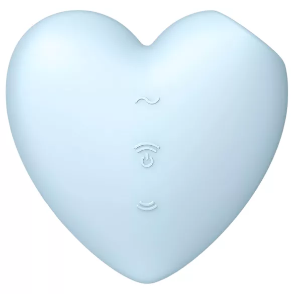 Satisfyer Cutie Heart - Akk. Klitoris-Vibrator mit Luftwellen (Blau)