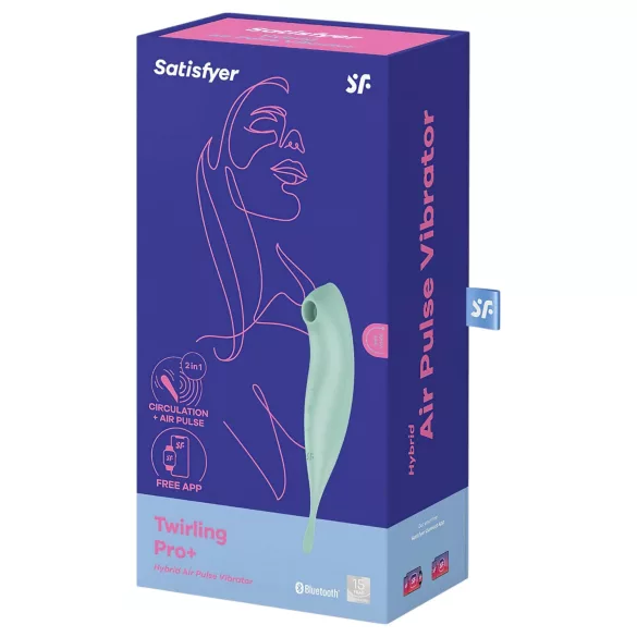 Satisfyer Twirling Pro - Intelligenter 2in1 Klitorisvibrator (Mint)
