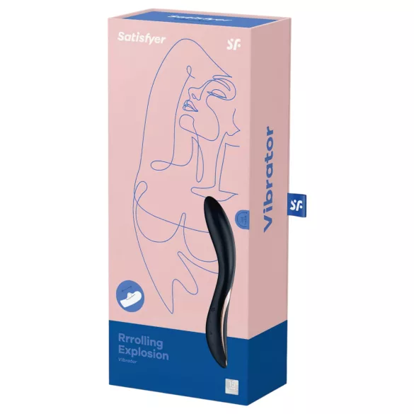 Satisfyer Rrrolling - rotierender G-Punkt Vibrator (schwarz)