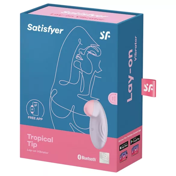 Satisfyer Tropical Tip - App-gesteuerter Klitorisvibrator (Lila)
