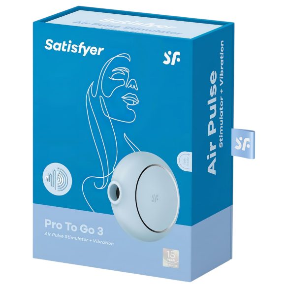 Satisfyer Pro To Go 3 - Akku Luftwellen-Klitorisstimulator (blau)