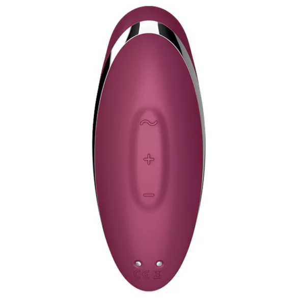 Satisfyer Tap & Climax 2 - 2in1 Klitoris-Stimulator und Vibrator (rot)