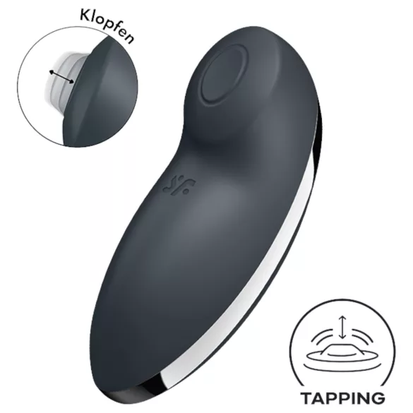 Satisfyer Tap & Climax 2 - 2in1 Klitoris-Vibrator (grau)