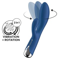   Satisfyer Spinning Rabbit 1 - rotierender Klitoris-Vibrator (blau)