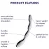 Satisfyer Cosmic Crest 2 - Wellenstahl-Dildo (Silber)