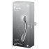 Satisfyer Pure Gravity 1 - gerippter Stahldildo (silber)