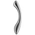 Satisfyer Pure Gravity 1 – Gerippter Edelstahl-Dildo (Silber)