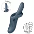 Satisfyer Heat Flex 4 - wärmender Vibrator mit Klitorisschaft (grau)