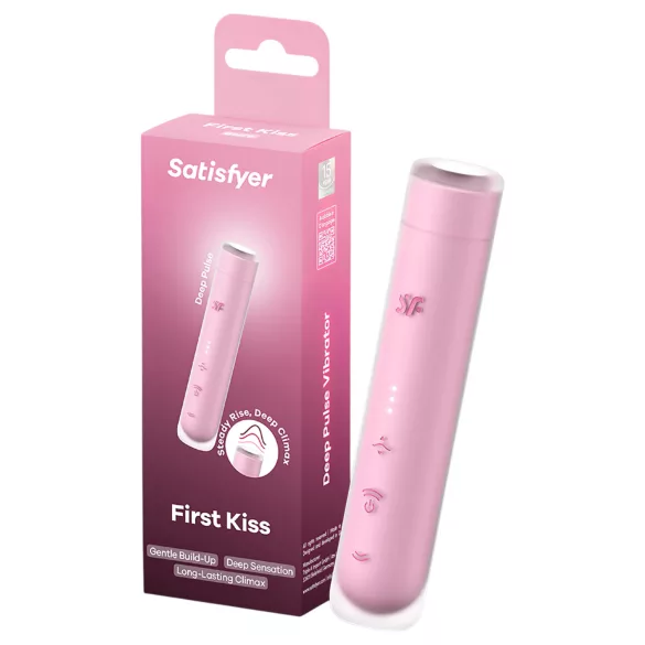 Satisfyer First Kiss - Druckwellen-Klitorisstimulator (pink)
