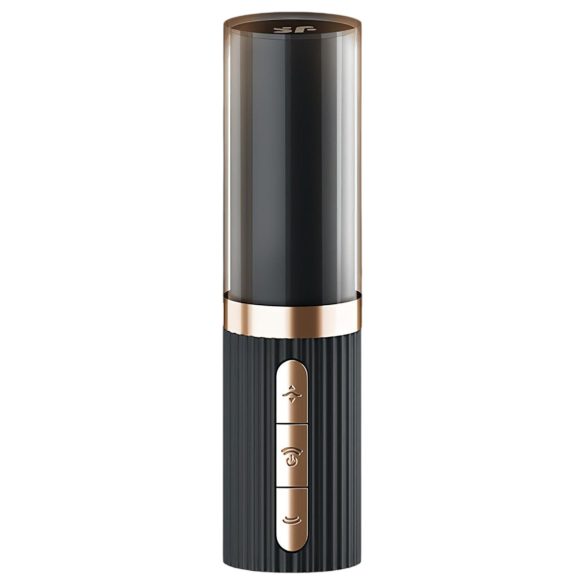 Satisfyer Deep Kiss - Luftdruck-Lippenstiftvibrator (schwarz)