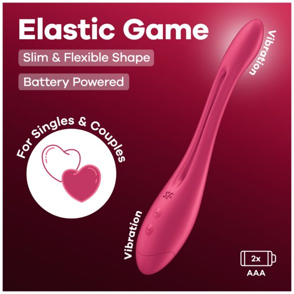 Satisfyer Elastic Game - Flexibler Paarvibrator (Pink)