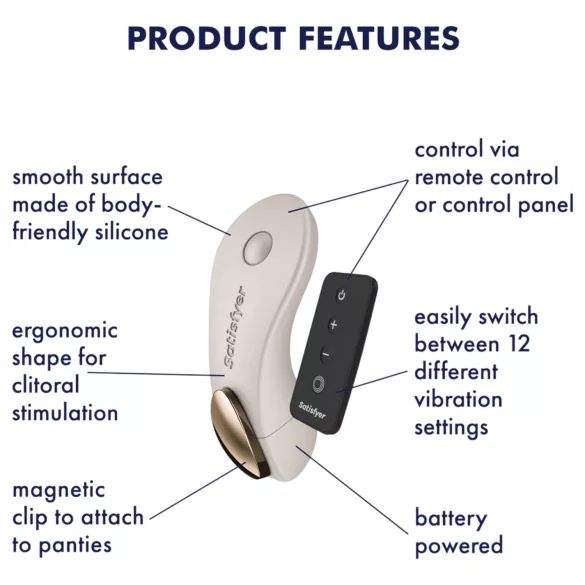 Satisfyer Little Secret - Slip-Vibrator (Weiß)