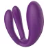 Mrow - Akku, wasserdichter 3-Motoren Duo-Vibrator (lila)