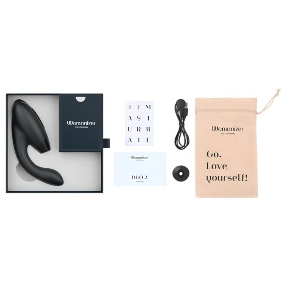 Womanizer Duo 2 - 2in1 G-Punkt Vibrator (Schwarz)
