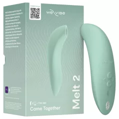   We-Vibe Melt 2 - App-gesteuerter Druckwellen-Klitorisstimulator (türkis)
