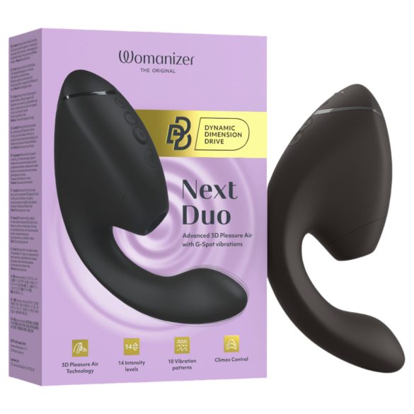 Womanizer Next Duo - 2in1 G-Punkt Vibrator (schwarz)