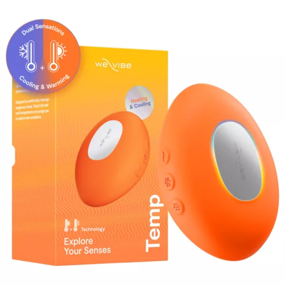 We-Vibe Temp - kühlend-wärmender Klitorisstimulator Vibrator (orange)