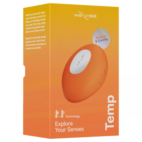 We-Vibe Temp - kühlend-wärmender Klitorisstimulator Vibrator (orange)