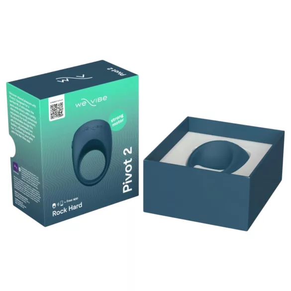 We-Vibe Pivot 2 - Intelligenter Vibrationspenisring (Blau)