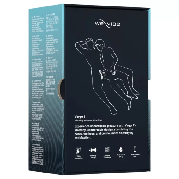 We-Vibe Verge 2 - Intelligenter Vibrations-Peniskring (schwarz)