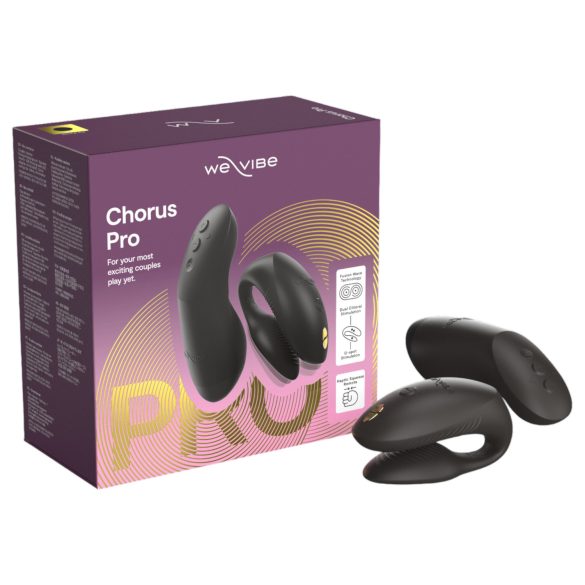 We-Vibe Chorus Pro - intelligenter, fernsteuerbarer Paarvibrator (Schwarz)