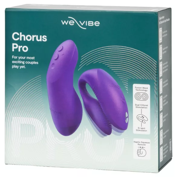 We-Vibe Chorus Pro - Intelligenter Paarvibrator mit Fernbedienung (Lila)