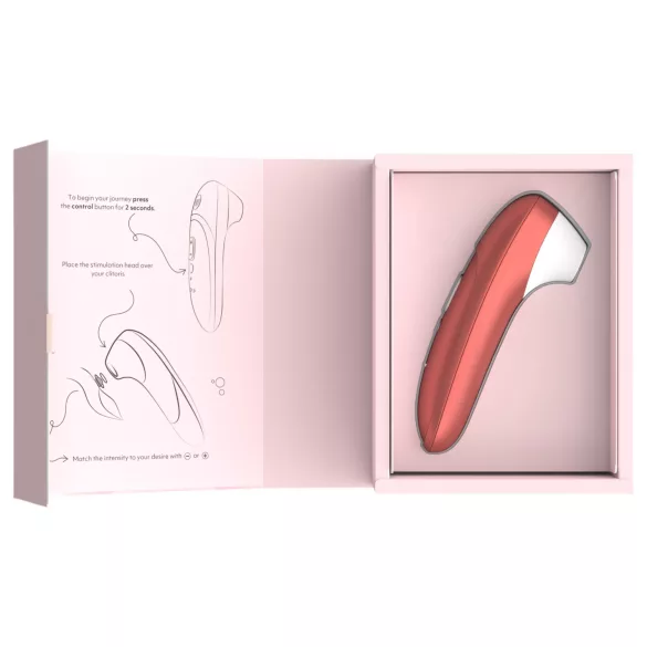 Womanizer Pro - Druckwellen-Klitorisstimulator (rot)