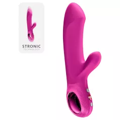   Fun Factory Bi Stronic Embrace - stoßender Vibrator mit Klitorisschwinge (rosa)
