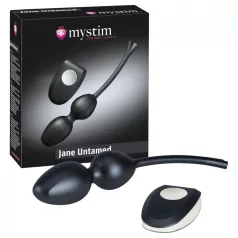 Mystim Jane Untamed - Vibrierende Liebeskugeln Duo (Schwarz)