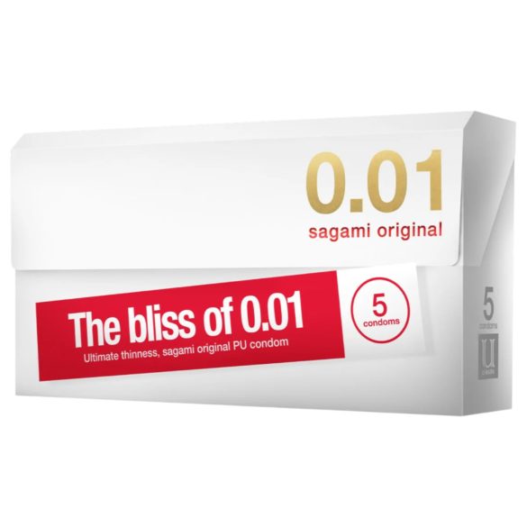 Sagami Original 0.01 - Kondom - 55mm (5 Stk)