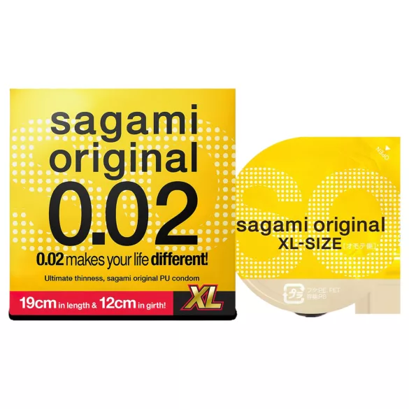 Sagami Original 0,02 XL - Kondom - 61mm (1 Stk)