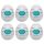 TENGA Wavy II: 6er Set Ei-Masturbatoren