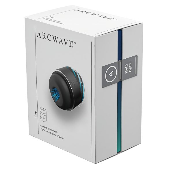 Arcwave Voy - Druck-Dreh Masturbator für Männer (schwarz)