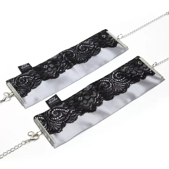 Fifty Shades of Grey - Satin Handschellen (Silber)