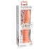 Dillio Wild Thing - gerillter Dildo (19cm) - Orange