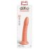 Dillio Wild Thing - gerillter Dildo (19cm) - Orange